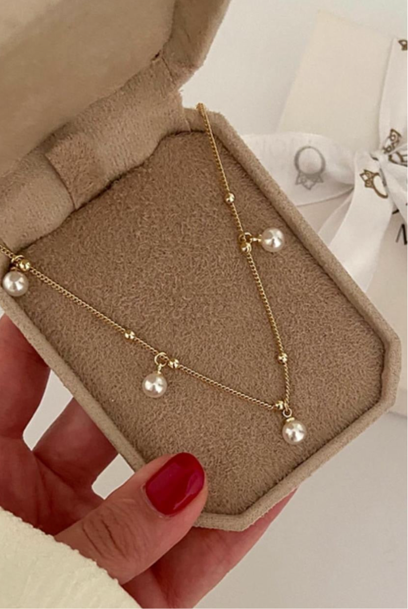 Serenity Pearl Anklet